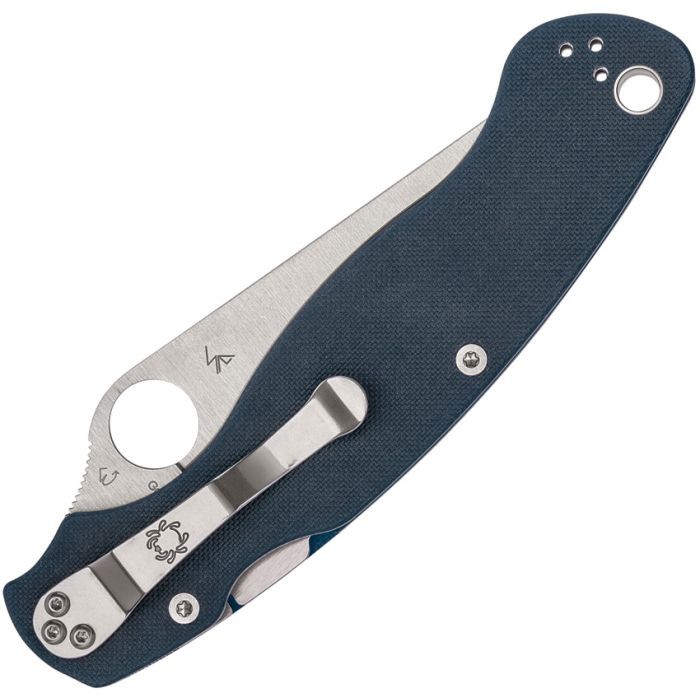 Spyderco Military 2 Compression Cobalt, Blue G-!0,C36GPCBL2 folding knife Spyderco Military 2 Compression Cobalt, Blue G-!0,C36GPCBL2 folding knife