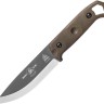 Cuchillo Cuchillo | Navajas TOPS Brakimo Fixed Blade, Green