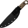 Cuchillo Cuchillo | Navajas TOPS Brakimo Fixed Blade, Green