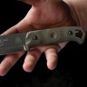 Cuchillo Cuchillo | Navajas TOPS Brakimo Fixed Blade, Green