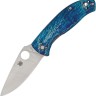 Cuchillo Cuchillo plegable | Navajas Spyderco Tenacious | Titanium R.I.L. Disarray Finish | D2
