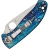 Cuchillo Cuchillo plegable | Navajas Spyderco Tenacious | Titanium R.I.L. Disarray Finish | D2