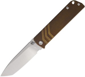Cuchillo plegable | Navajas Medford The Antik | Framelock Bronze