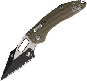 Cuchillo plegable | Navajas Microtech Stitch | S/E Ram Lok FS Fluted G