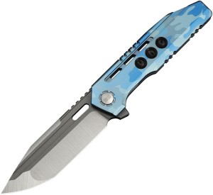 We Knife Gunwale Terrain | 390 | Blue Terrain titanium | Limited