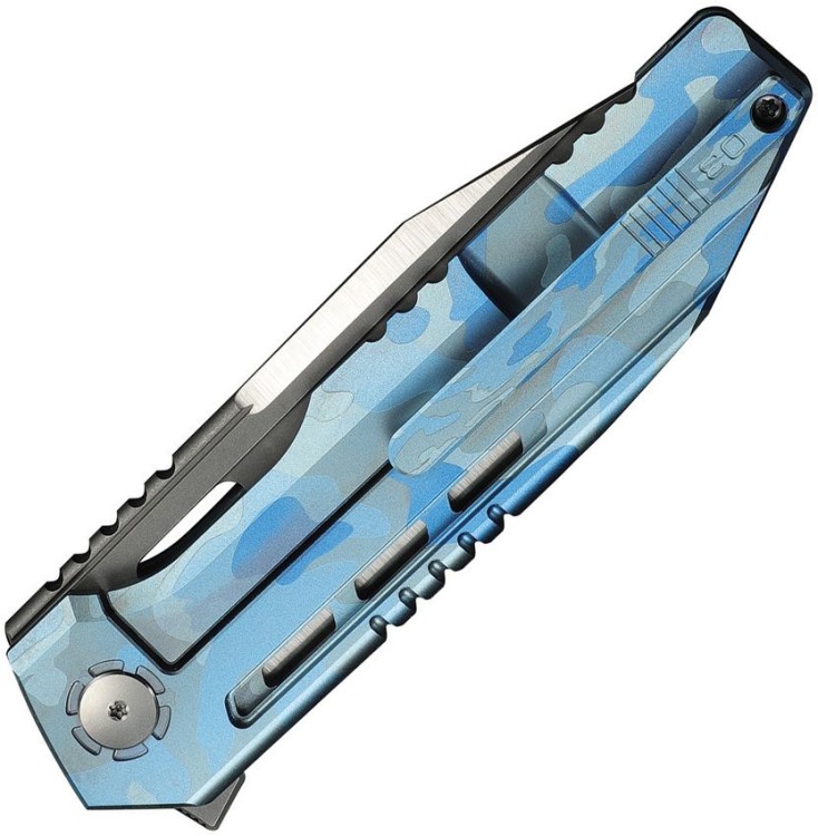 We Knife Gunwale Terrain | 390 | Blue Terrain titanium | Limited