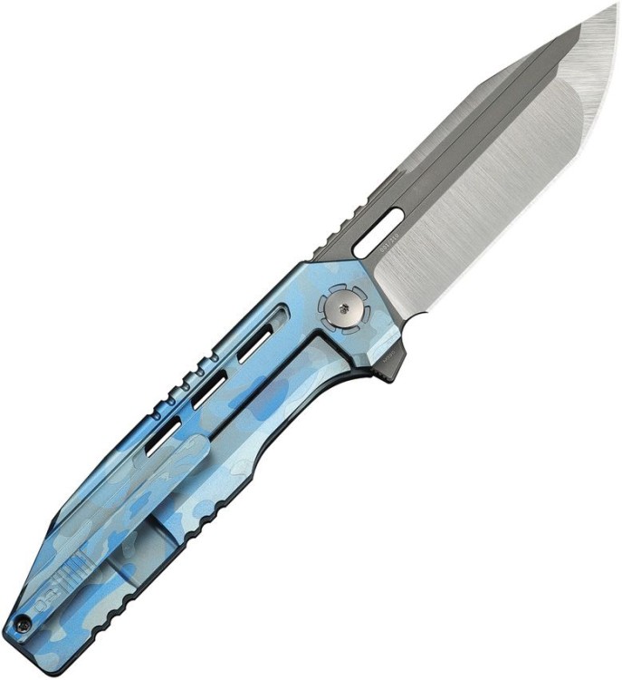 We Knife Gunwale Terrain | 390 | Blue Terrain titanium | Limited