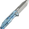 We Knife Gunwale Terrain | 390 | Blue Terrain titanium | Limited