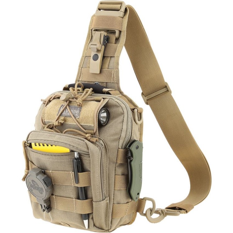 Umhängetasche Maxpedition Remora Gearslinger Khaki