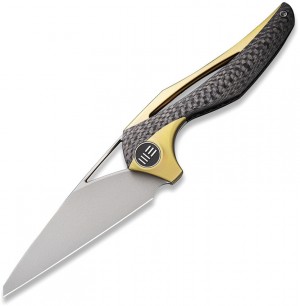 We Knife EternA (Aeterna) folding knife gold 918C