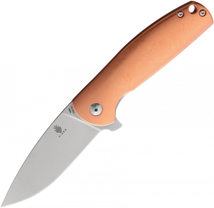 Kizer Cutlery Gemini Linerlock Copper folding knife