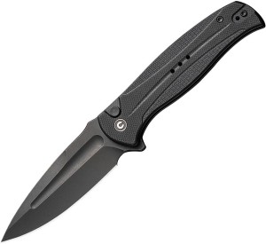 Cuchillo plegable | Navajas CIVIVI Incindie Button Lock Black | G10