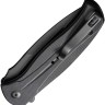 Складной нож CIVIVI Incindie Button Lock Black | G10