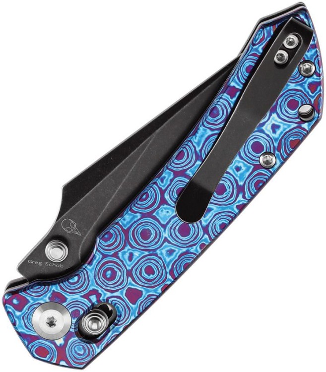 Складной нож Kansept Knives Fenrir | Timascus | CPM S35VN