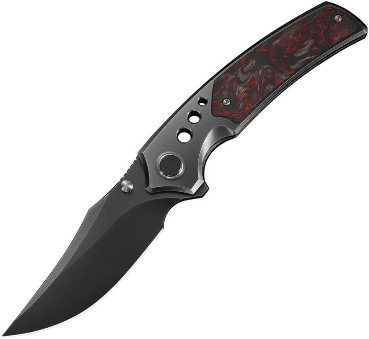 We Knife Skynix | Red CF | M390 | Titanium