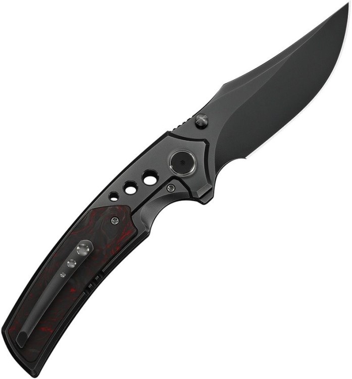 We Knife Skynix | Red CF | M390 | Titanium