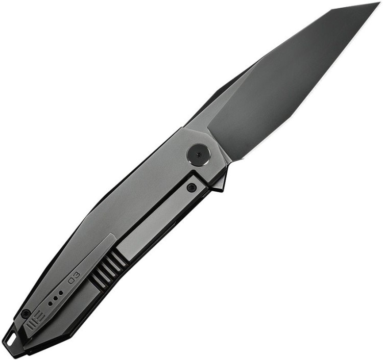 Складной нож We Knife Tally | M390 | Gray polished titanium