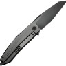 Складной нож We Knife Tally | M390 | Gray polished titanium