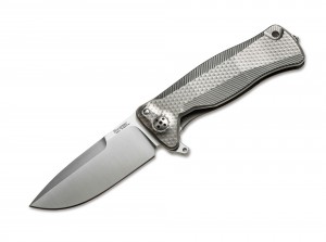 Lionsteel SR-11 Titanium folding knife grey SR11G