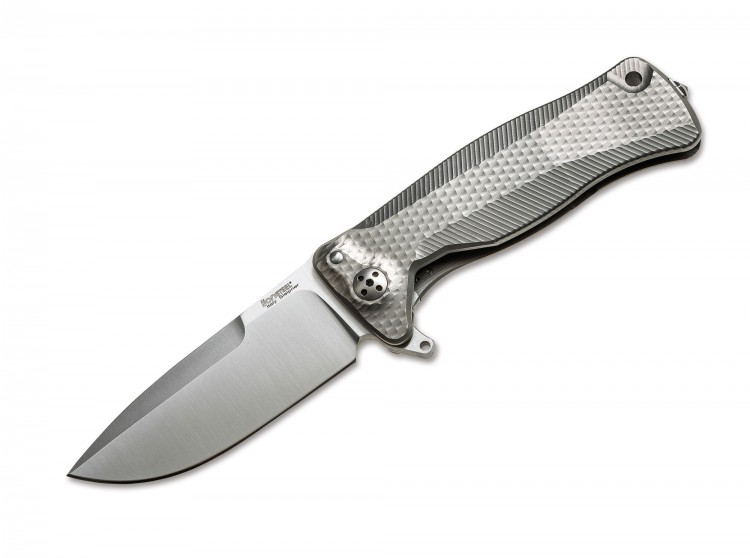 Складной нож Lionsteel SR-11 Titanium folding knife grey SR11G