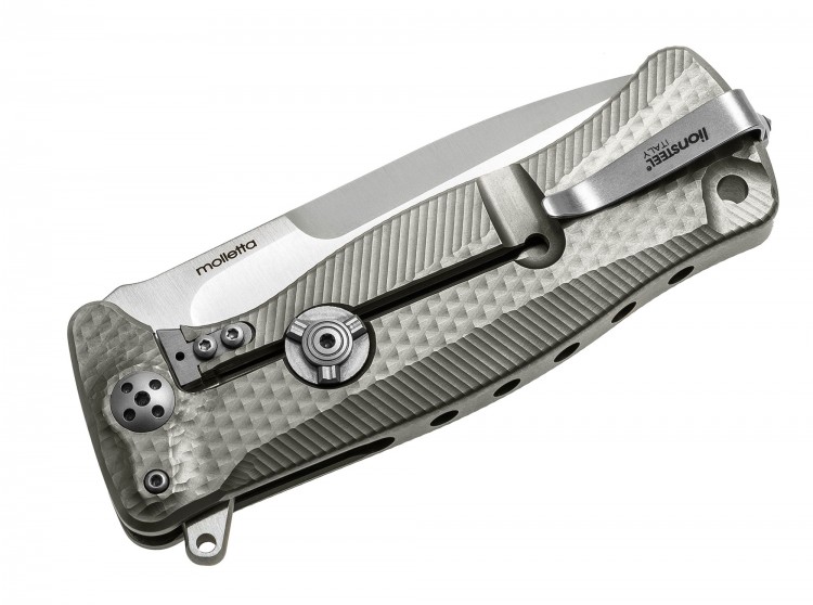 Lionsteel SR-11 Titanium folding knife grey SR11G Lionsteel SR-11 Titanium folding knife grey SR11G