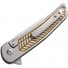 Складной нож Alliance Designs Scout Framelock gold