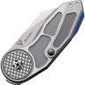 Cuchillo Cuchillo plegable Begg Knives Micro Burst Button Lock, Gray