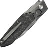 WE Knife Brr15 M390 | Gray Titanium Shredded CF Polished Gray