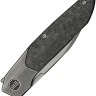 WE Knife Brr15 M390 | Gray Titanium Shredded CF Polished Gray