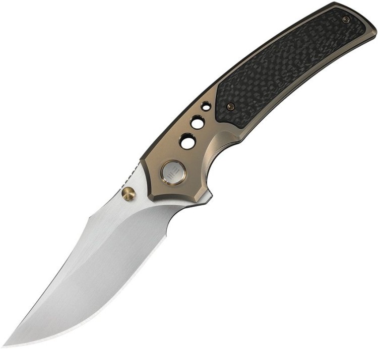 Taschenmesser WE Knife Skynix | M390 Champagne Titanium Twill C