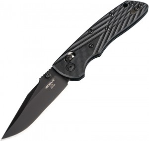 Hogue Deka Able Lock folding knife, clip point, black