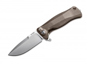 Lionsteel SR-11 Titanium folding knife bronze SR11B
