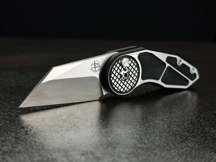 Taschenmesser Begg Knives Micro Burst Button Lock, Black