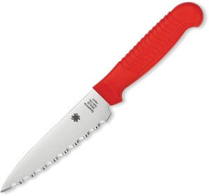 Reinigungsmesser Spyderco Paring Knife Spyderedge | Red