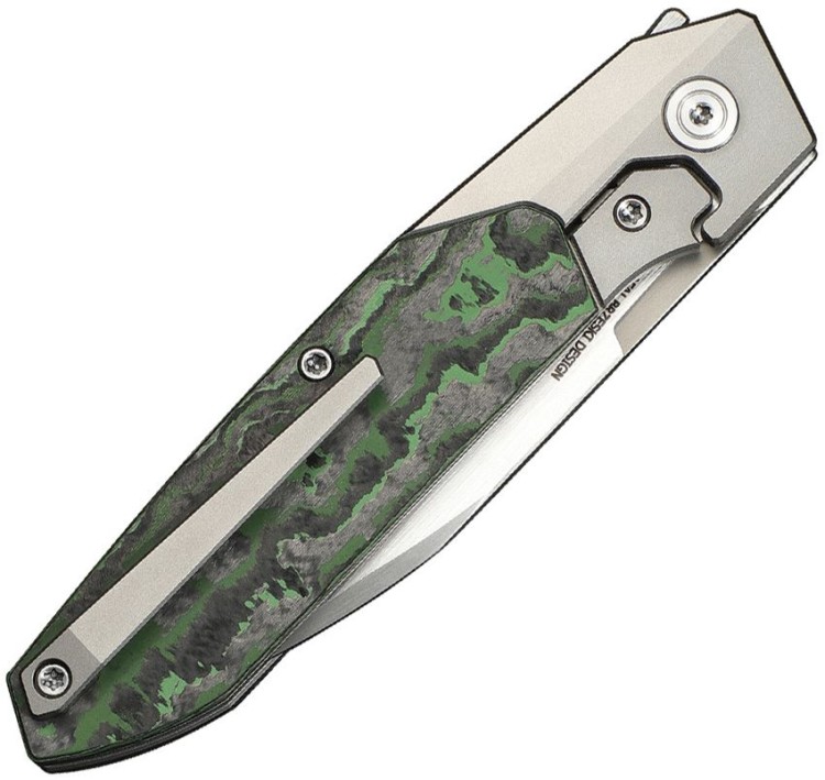 WE Knife Brr15 M390 | Titanium Jungle Wear CF