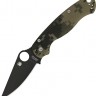 Складной нож Spyderco Para Military 2 camo  black C81GPCMOBK2
