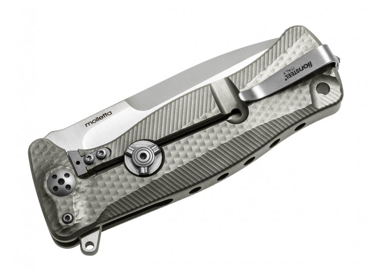 Lionsteel SR-22 Titanium folding knife grey SR22G Lionsteel SR-22 Titanium folding knife grey SR22G