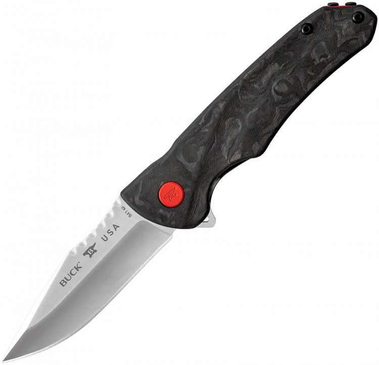 Складной нож Buck Sprint Pro Linerlock Marble CF 841CFS