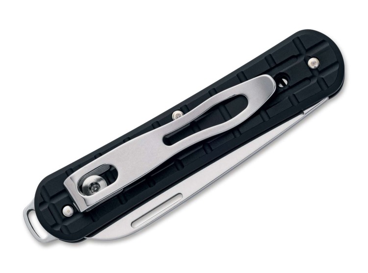Fox Knives Vulpis 130 Grenade Pattern Aluminum | Black Fox Knives Vulpis 130 Grenade Pattern Aluminum | Black