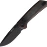 Taschenmesser Reate Knives PL-XT | Black/Red PVD