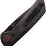 Taschenmesser Reate Knives PL-XT | Black/Red PVD