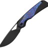 Cuchillo Cuchillo plegable | Navajas Kizer Cutlery Topsail Timascus | S45VN | Titanium