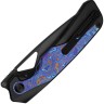 Cuchillo Cuchillo plegable | Navajas Kizer Cutlery Topsail Timascus | S45VN | Titanium