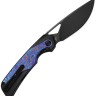 Cuchillo Cuchillo plegable | Navajas Kizer Cutlery Topsail Timascus | S45VN | Titanium