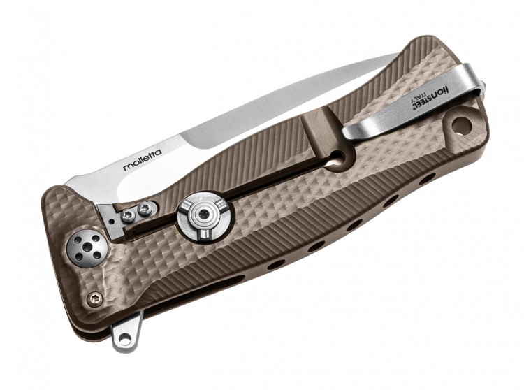 Lionsteel SR-22 Titanium folding knife bronze SR22B Lionsteel SR-22 Titanium folding knife bronze SR22B