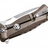Складной нож Lionsteel SR-22 Titanium folding knife bronze SR22B