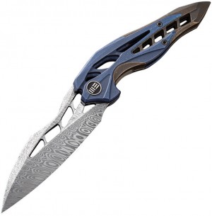 We Knife Arrakis Heimskringla Damasteel folding knife 906DS-1