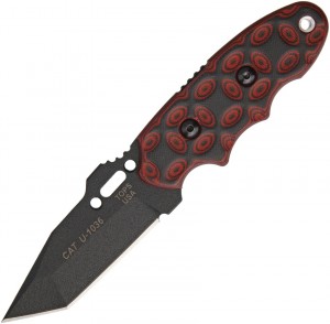 TOPS CAT Tanto Red and Black G10 203T02 knife