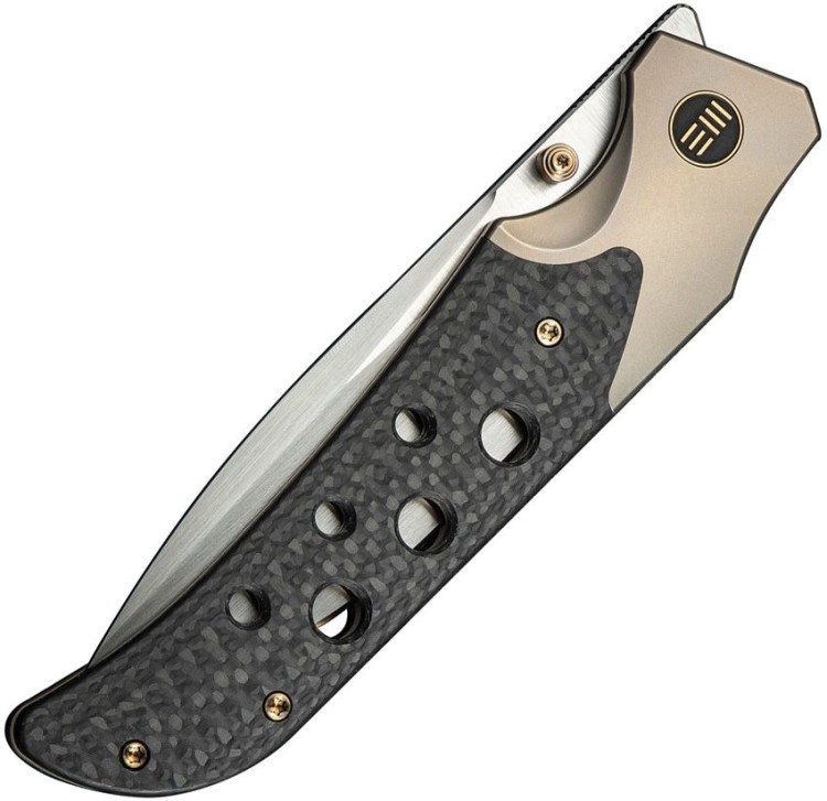 WE Knife WE-Guthrie Champagne Titanium Twill CF WE Knife WE-Guthrie Champagne Titanium Twill CF