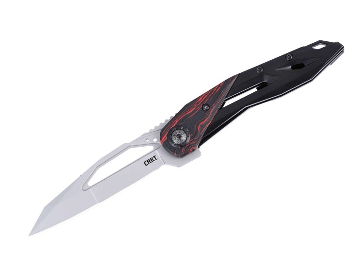 CRKT Nucleus 12C27 Steel | G10 Red & Black
